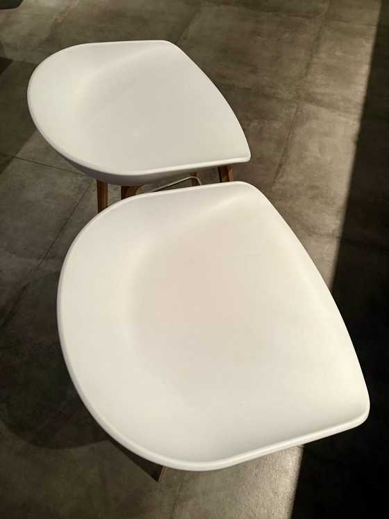 Image 1 of 2X Hay About A Stool Aas32 Barstool 65 White