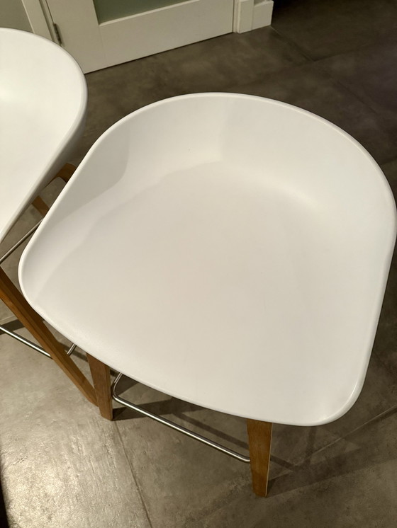 Image 1 of 2X Hay About A Stool Aas32 Barstool 65 White