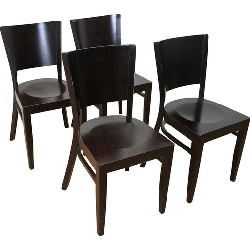 Vintage wooden bistro chair