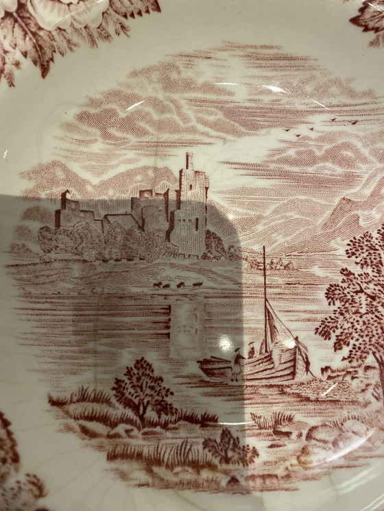 Image 1 of 60S Scottish Lochs Unicorn Tableware