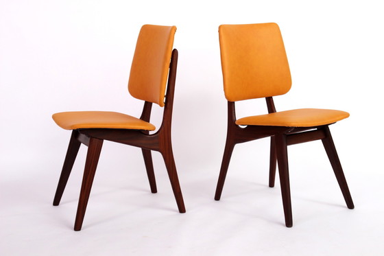 Image 1 of Set Of 6 Dining Table Chairs Louis Van Teeffelen