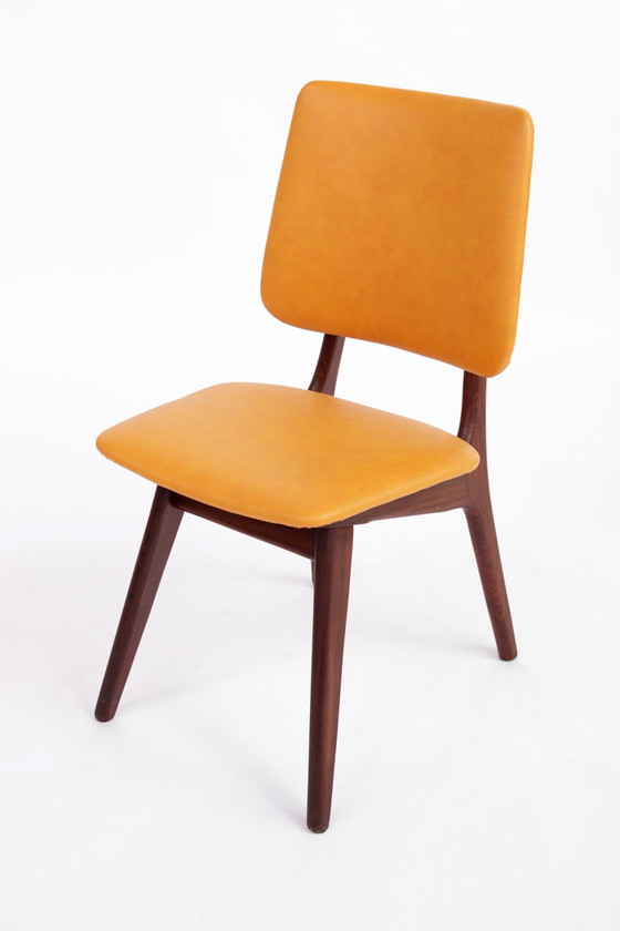 Image 1 of Set Of 6 Dining Table Chairs Louis Van Teeffelen