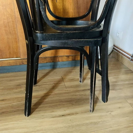 Image 1 of Set of 4 vintage Baumann chairs model 153, 1950-1960