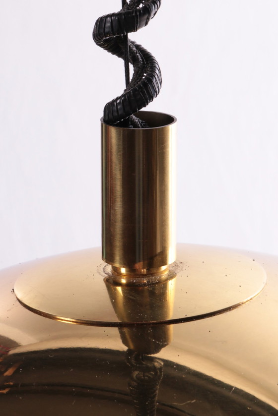 Image 1 of Vereinigte Werkstatten Vintage brass pendant lamp,1960