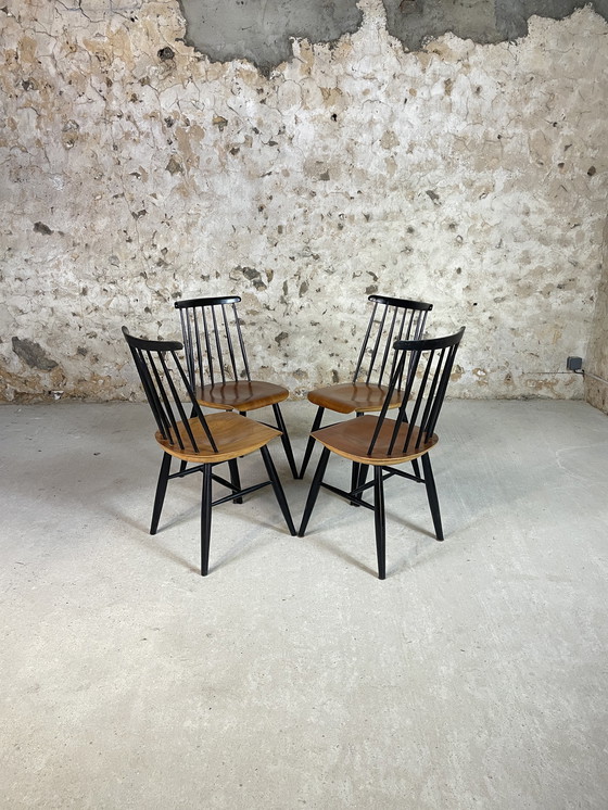 Image 1 of 4x Edsby Verken chairs by Ilmari Tapiovaara