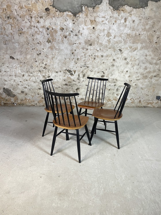 Image 1 of 4x Edsby Verken chairs by Ilmari Tapiovaara