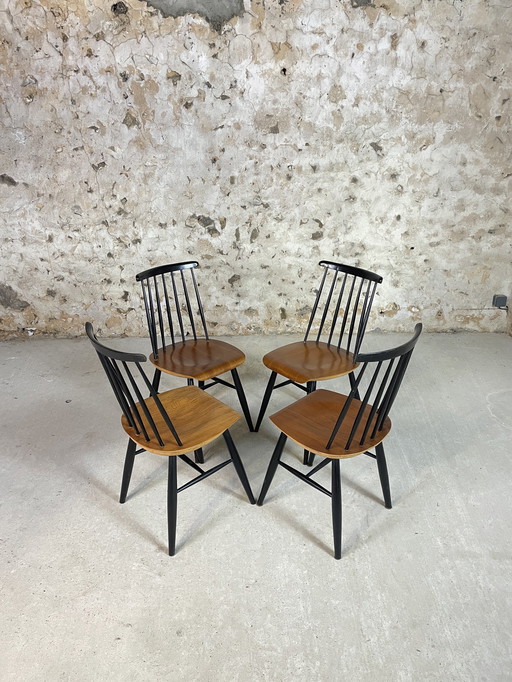 4x Edsby Verken chairs by Ilmari Tapiovaara