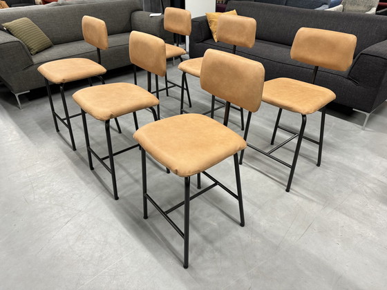 Image 1 of 6x Jess Design Zipp Bar chairs