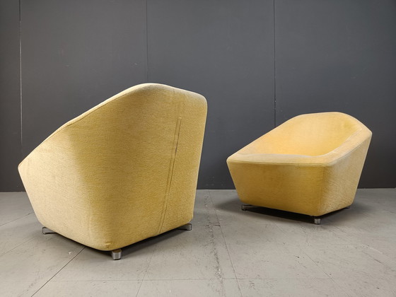 Image 1 of Pair Of Ligne Roset Club Chairs, 1990S