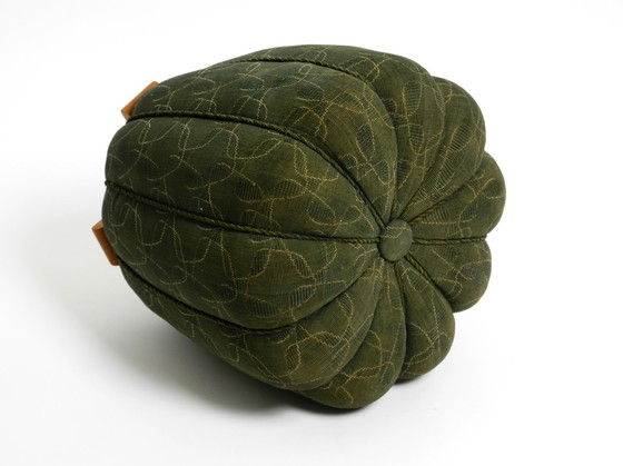 Image 1 of Original Pouf Stool By Jindrich Halabala From 1958 | Art Deco Bauhaus | Made In Czech