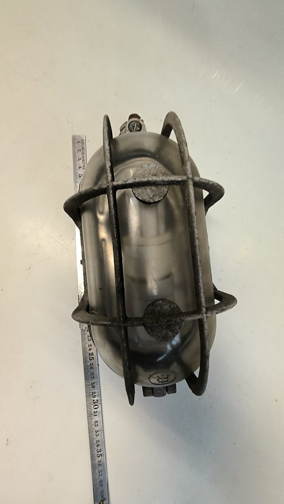 Image 1 of 3 Lámparas de jaula Bulleye de ojo de buey industriales Marca Fr