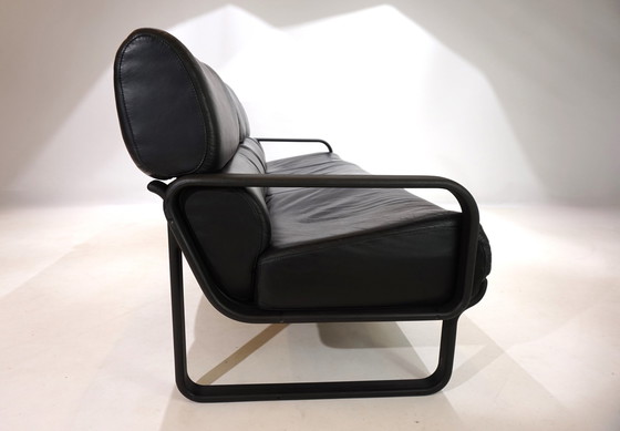 Image 1 of Drabert Lobbytop Three-Seater Leather Sofa By Otto Zapf, 1979