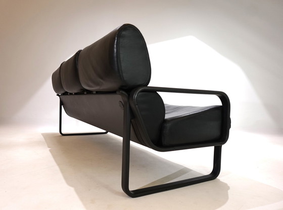 Image 1 of Drabert Lobbytop Three-Seater Leather Sofa By Otto Zapf, 1979