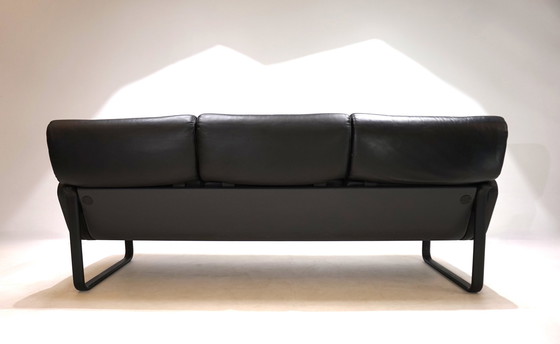 Image 1 of Drabert Lobbytop Three-Seater Leather Sofa By Otto Zapf, 1979