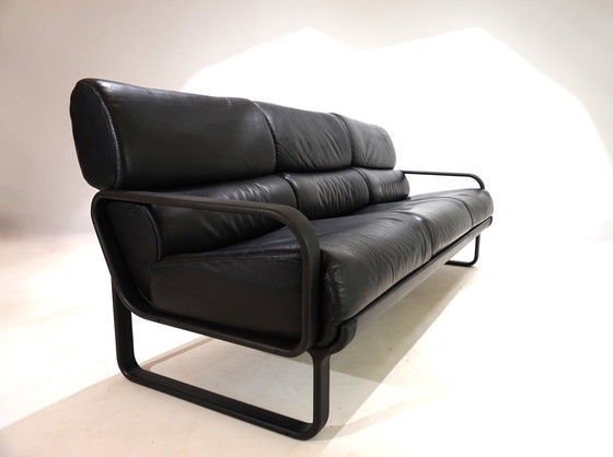 Image 1 of Drabert Lobbytop Three-Seater Leather Sofa By Otto Zapf, 1979