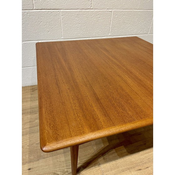 Image 1 of Vintage square teak coffee table by Karl Erik Ekselius and J O Carlsson for Vetlanda, 1950.