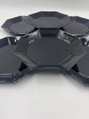 Set Of 6 Arcoroc Black Dessert Plates