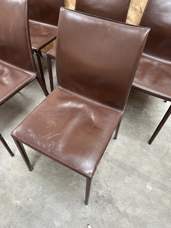 Image 1 of 8x Zanotta chairs