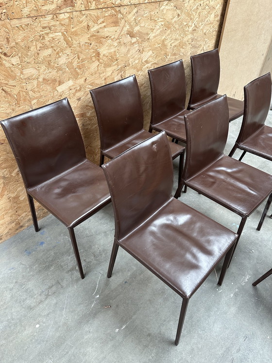 Image 1 of 8x Zanotta chairs