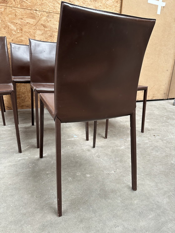 Image 1 of 8x Zanotta chairs