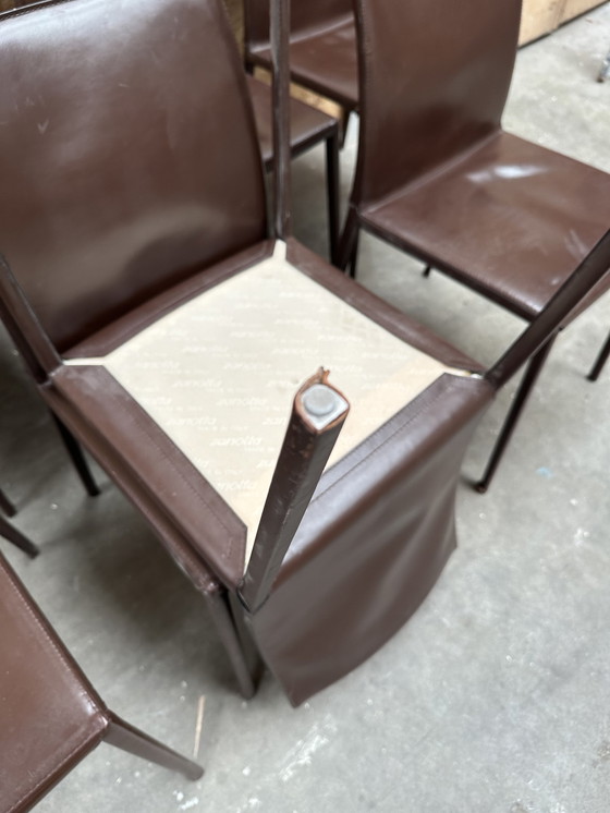 Image 1 of 8x Zanotta chairs