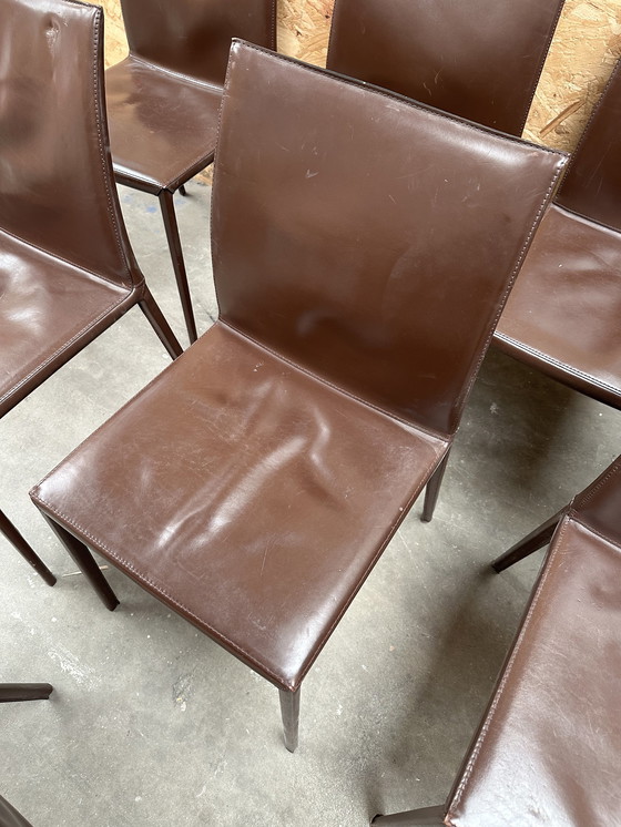 Image 1 of 8x Zanotta chairs