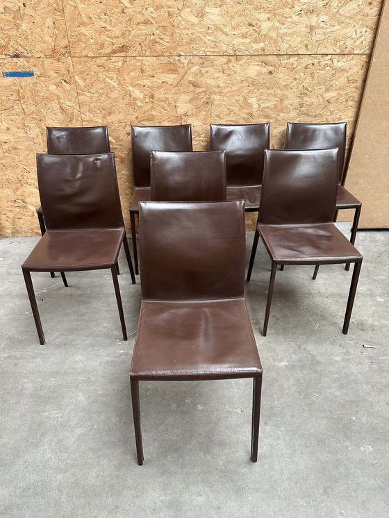 Image 1 of 8x Zanotta chairs