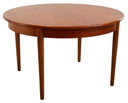 Vintage Jentique round dining table table de salle à manger extensible 'Stanley'
