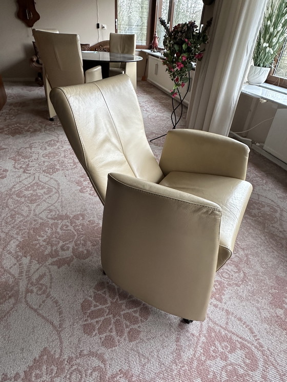 Image 1 of 4x Leolux Doppler dining room armchair