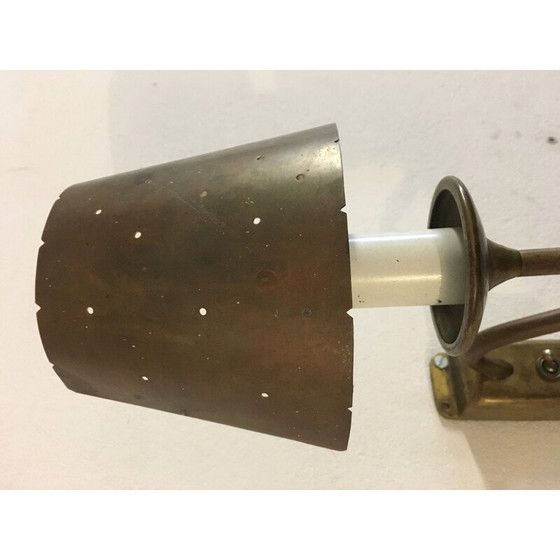 Image 1 of Vintage brass wall lamp 1950