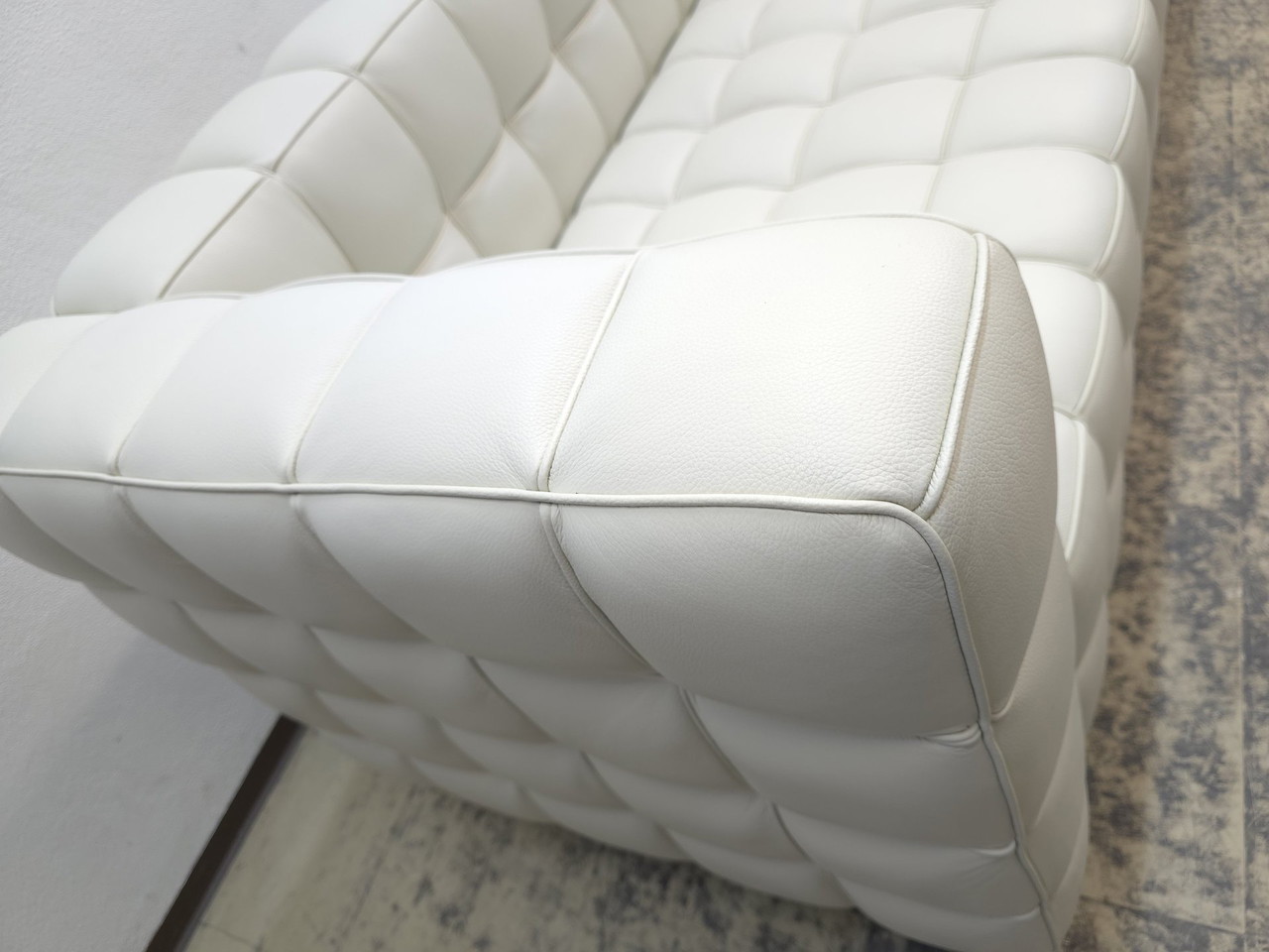Wittmann Kubus sofa, designer sofa leather sofa couch as