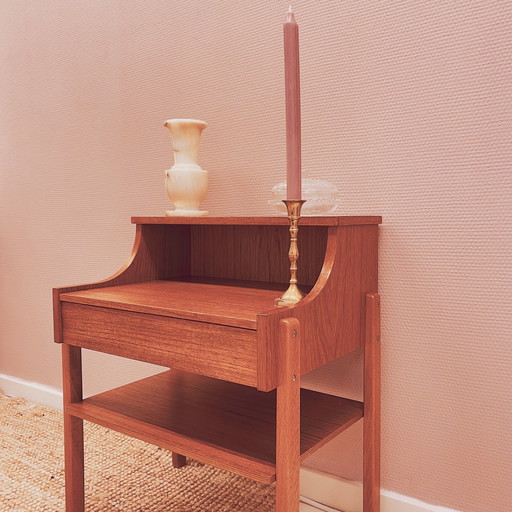 Swedish Nightstand With Two Levels