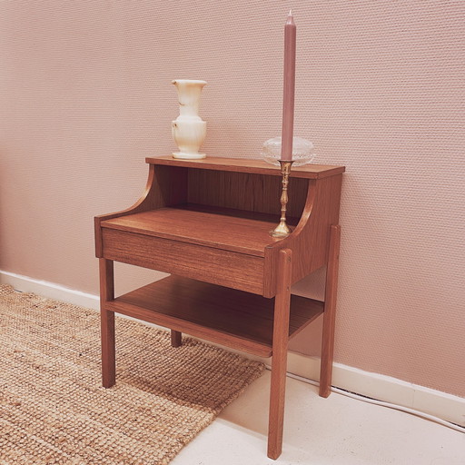 Swedish Nightstand With Two Levels