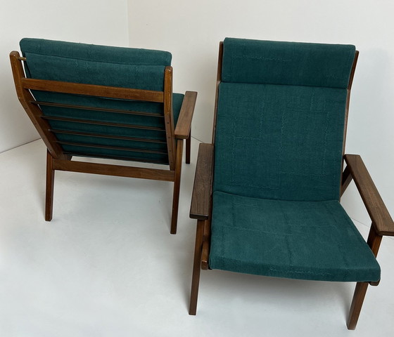 Image 1 of 2 Lotus Rob Parry Armchairs, Reupholstered