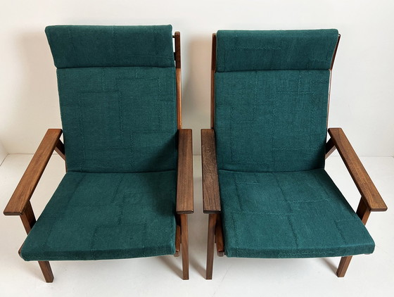 Image 1 of 2 Lotus Rob Parry Armchairs, Reupholstered