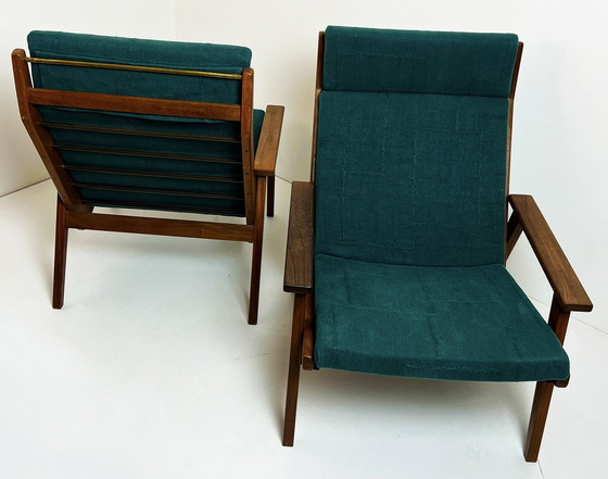 Image 1 of 2 Lotus Rob Parry Armchairs, Reupholstered