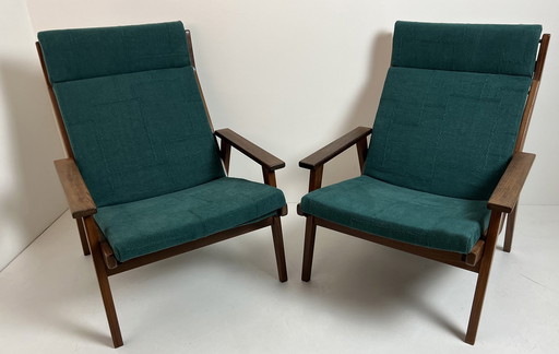 2 Lotus Rob Parry Armchairs, Reupholstered