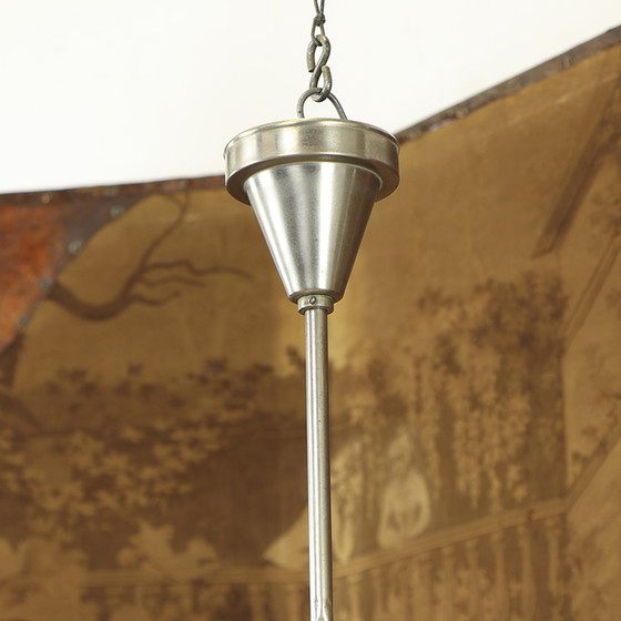 Image 1 of Lampe suspendue en opaline Art Déco