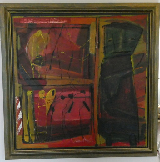 Painting by Riëtte van Dijk - framed