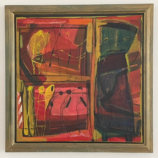 Painting by Riëtte van Dijk - framed