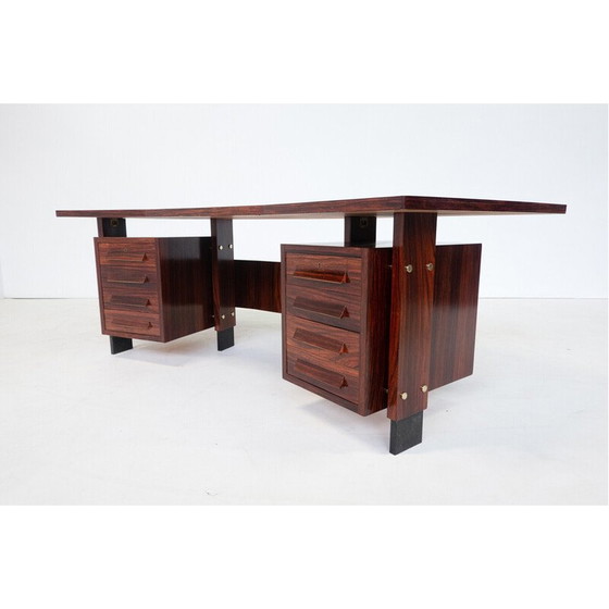 Image 1 of Mid-century Italian dining table in metal and glass, 1970s