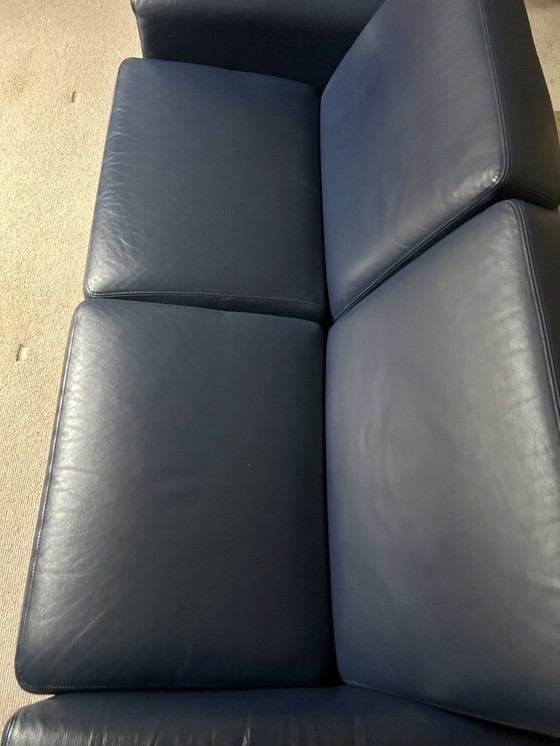 Image 1 of Framati Design 2-Seater Blue Leather Sofa