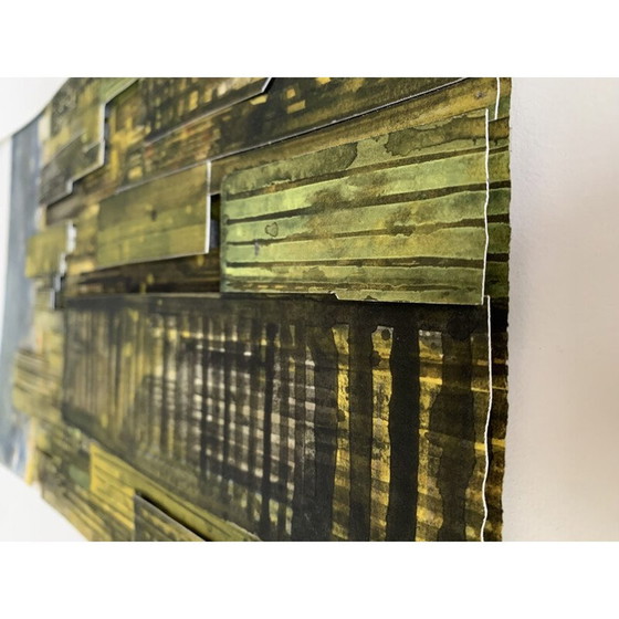 Image 1 of Sérigraphie 3D vintage new york at night par Gottfried Salzmann, 2014