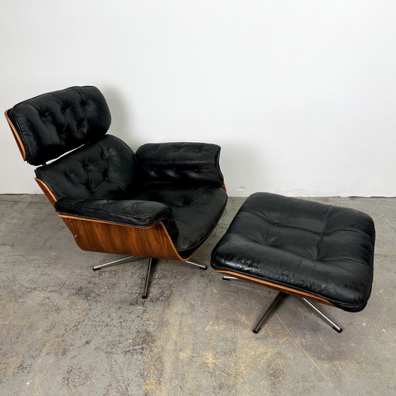 Image 1 of Original Martin Stoll lounge chair & ottoman for Giroflex