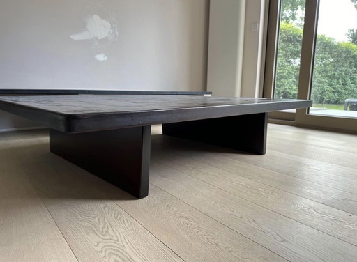 Table Basse De Axel Vervoort Wengé Et Bambou