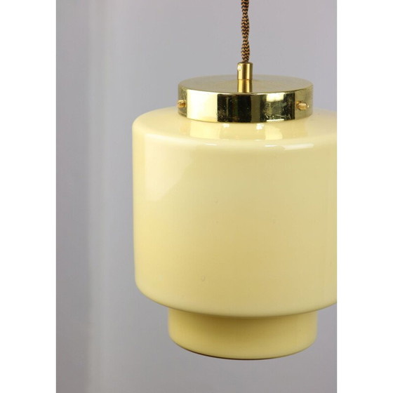Image 1 of Lampada a sospensione in vetro vintage