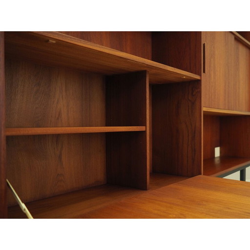 Teak bookcase, Danish design, 1970s, production: Denmark