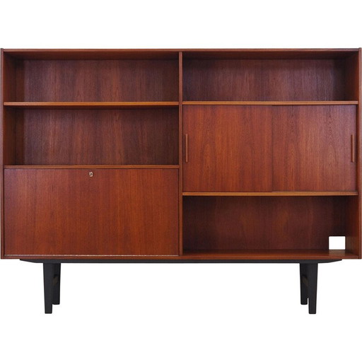 Teak bookcase, Danish design, 1970s, production: Denmark