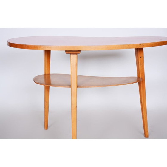 Image 1 of Tavolino da caffè vintage in faggio e formica, Repubblica Ceca, anni '50