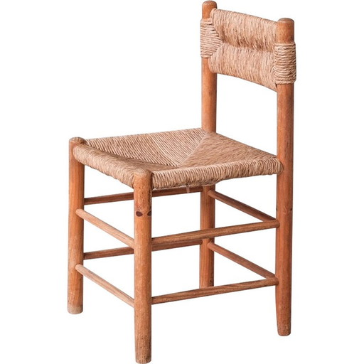 Vintage dining chair by Ate van Apeldoorn for Houtwerk Hattem, Netherlands 1960